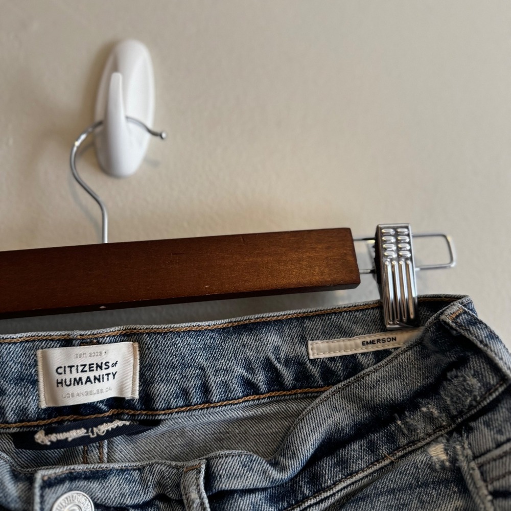 Citizens of Humanity Women's Premium Vintage Emerson Distressed Boyfriend Jeans - Picture 7 of 7